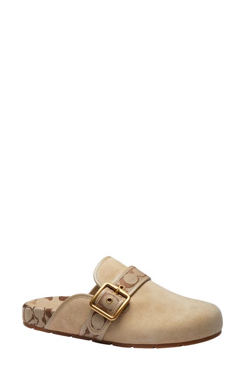 Archival Buckle Leather Clog