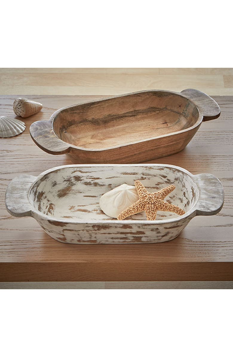 tag Watermill Natural Wood Dough Bowl - Decorative Kitchen Bowl, Alternate, color, Beige