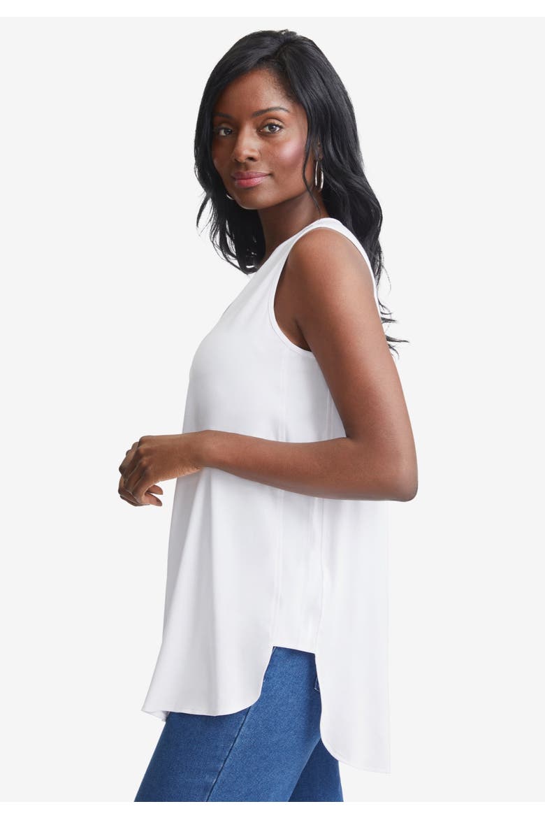 Stretch Knit Hi Low Zip Tunic, Alternate, color, DARK BERRY