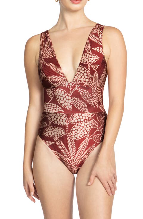 Romy Plunge One-Piece Swimsuit