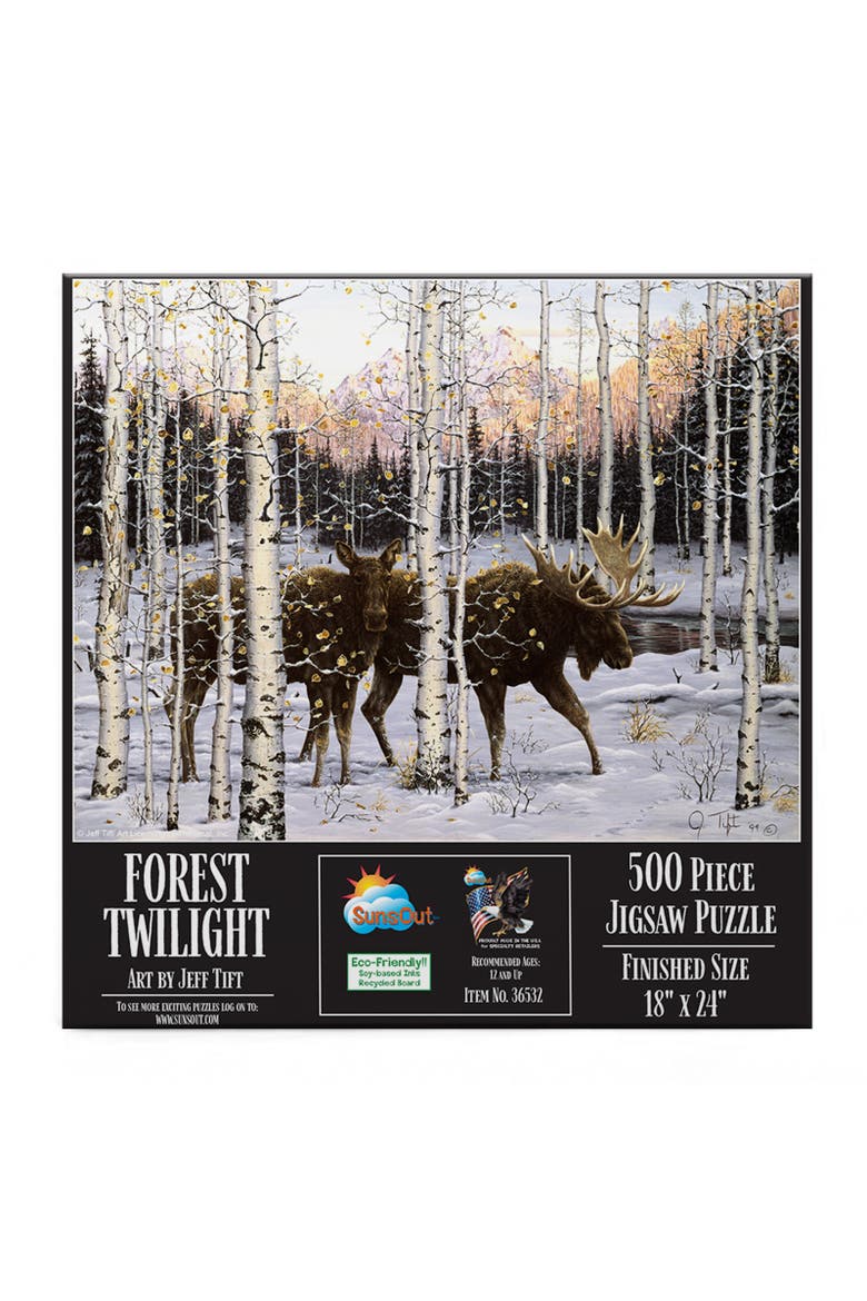 Forest Twilight 500 piece Jigsaw Puzzle for Adults, Alternate, color, Multicolor