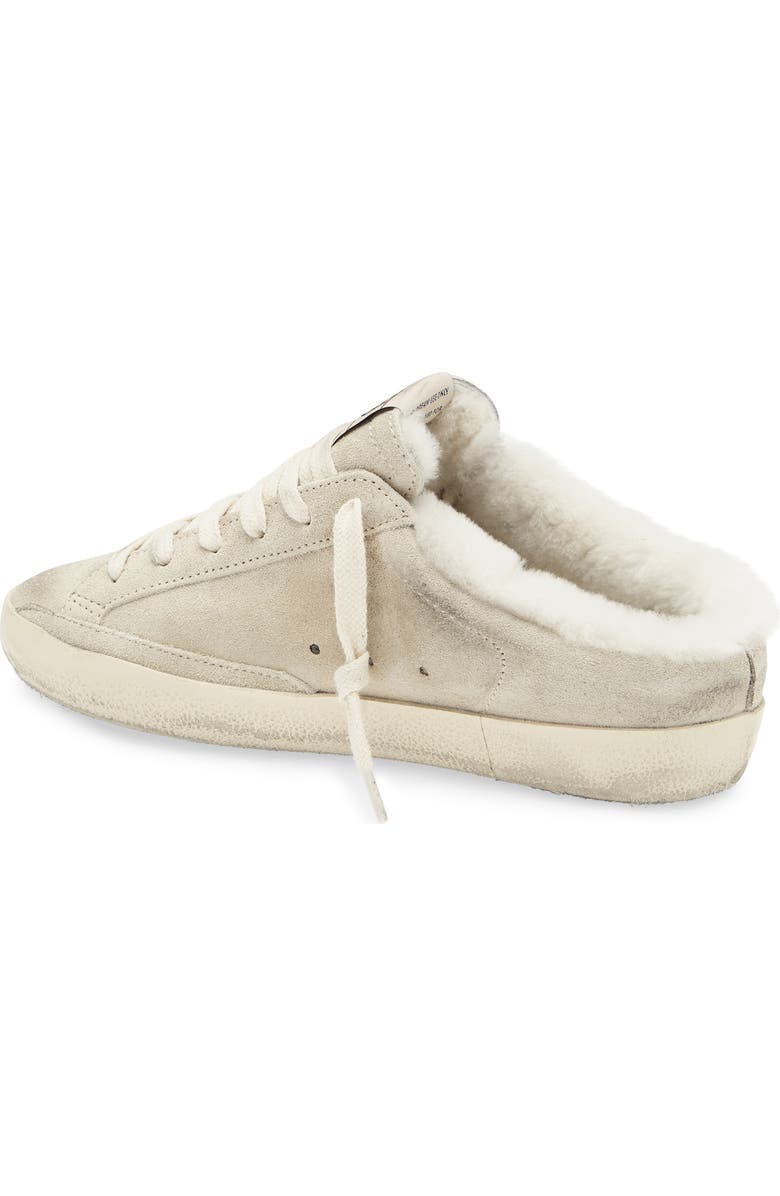 Golden Goose Super-Star Sabot Genuine Shearling Lined Mule Sneaker, Alternate, color,