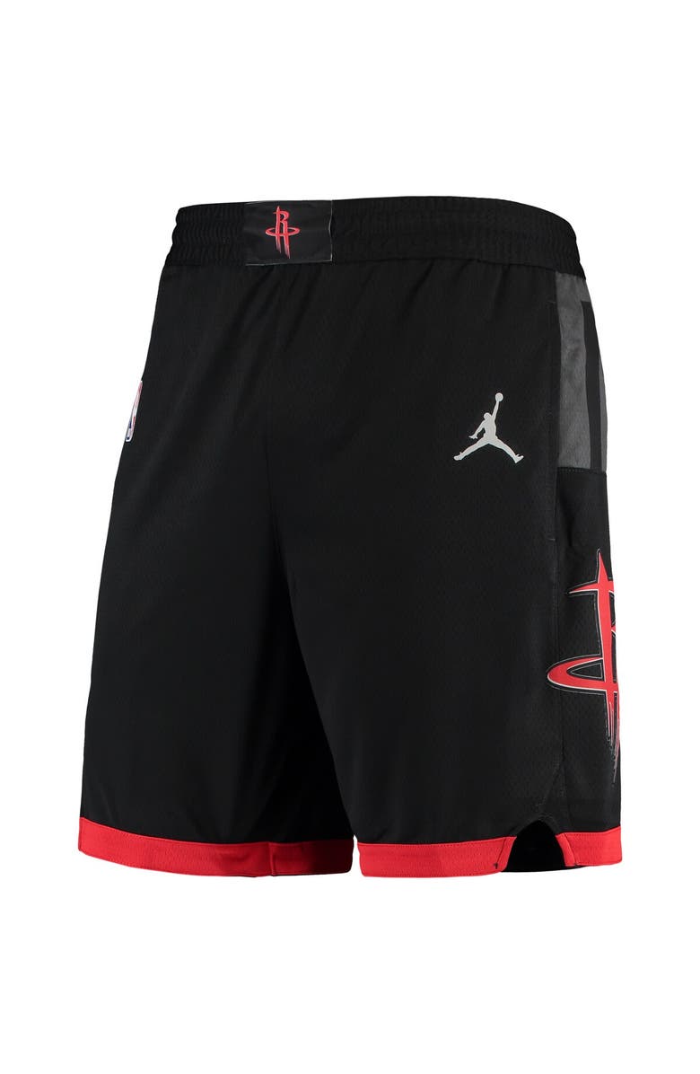 Jordan Brand Men's Jordan Brand Black Houston Rockets Statement Edition Swingman Shorts, Alternate, color, 