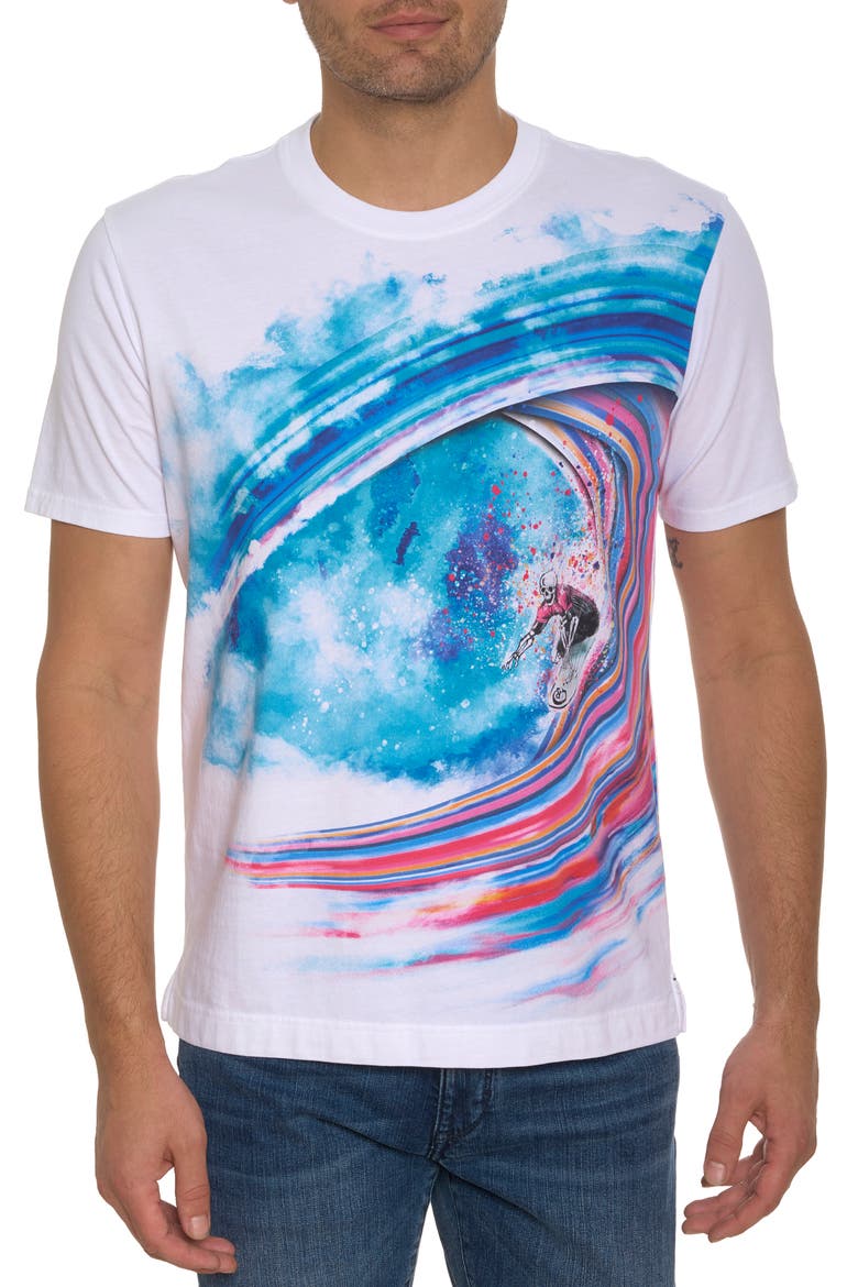Pipeline Cotton Graphic T-Shirt, Main, color, WHITE