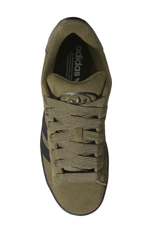 Adidas Originals Adidas Campus 00s Sneaker In Olive/black/gold