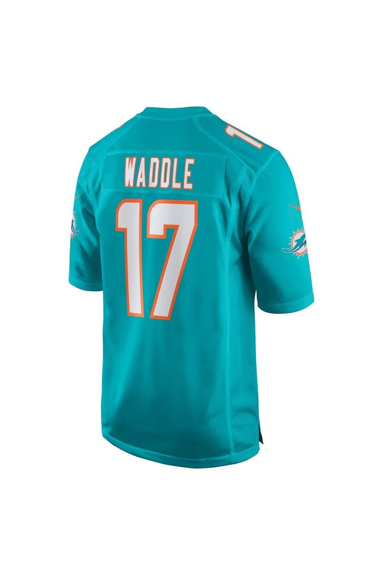 Youth Nike Jaylen Waddle Aqua Miami Dolphins Game Jersey, Alternate, color, Aqua