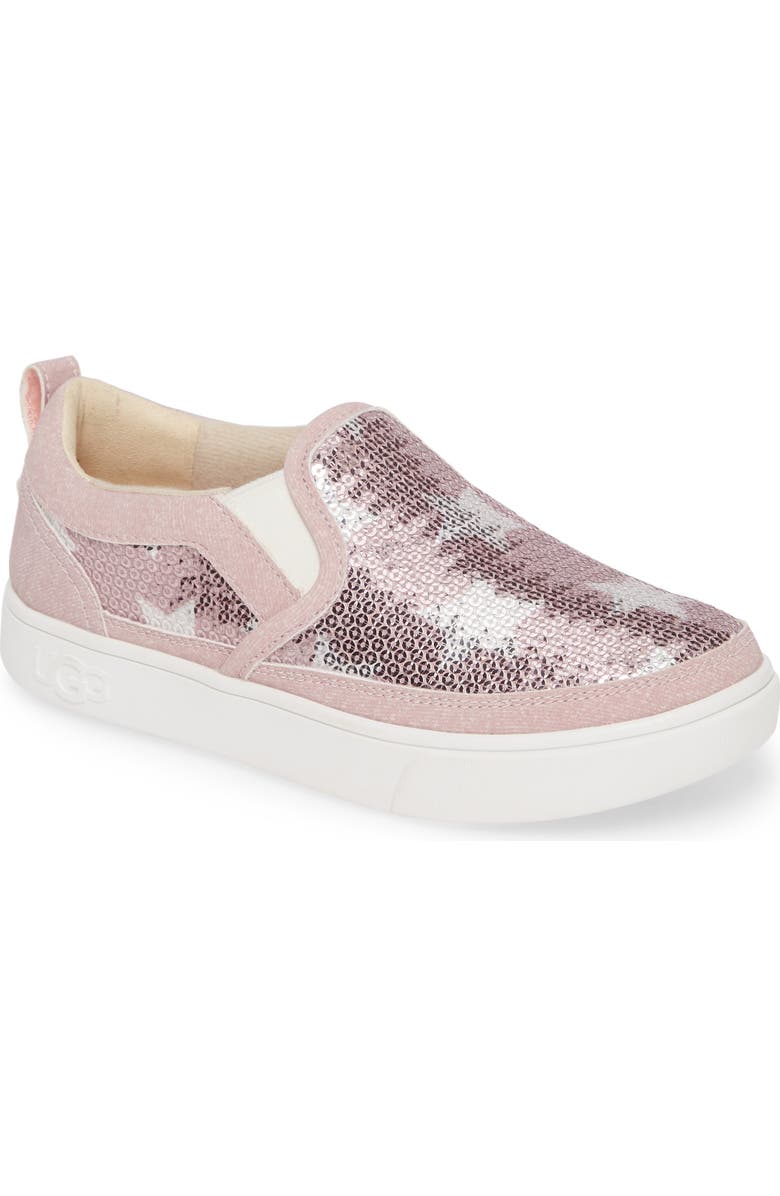 UGG<sup>®</sup> Caplan Sequin Stars Slip-On Sneaker, Main, color,