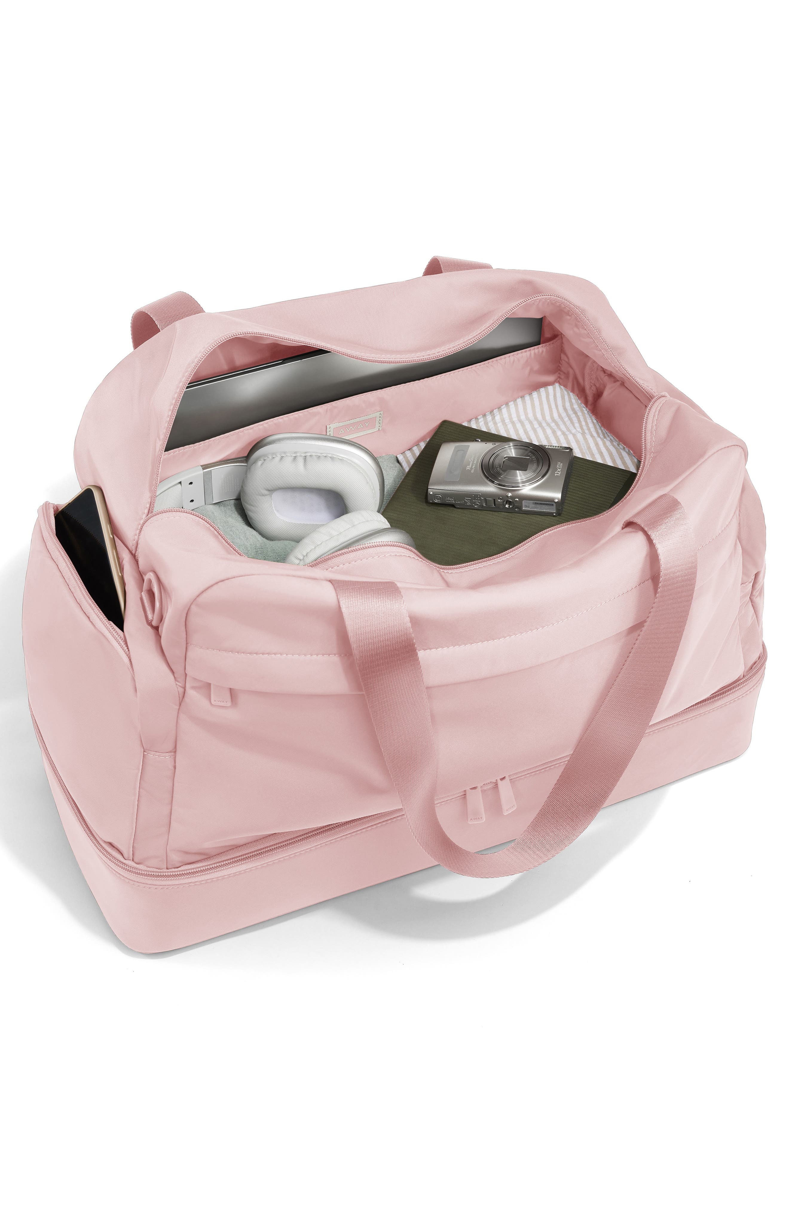 Featherlight Weekender Bag, Alternate, color, BLUSH PINK