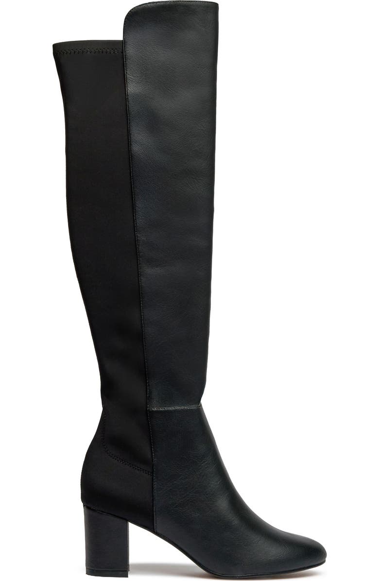 V.GAN LONDON Suga Knee High Boots, Main, color, Black