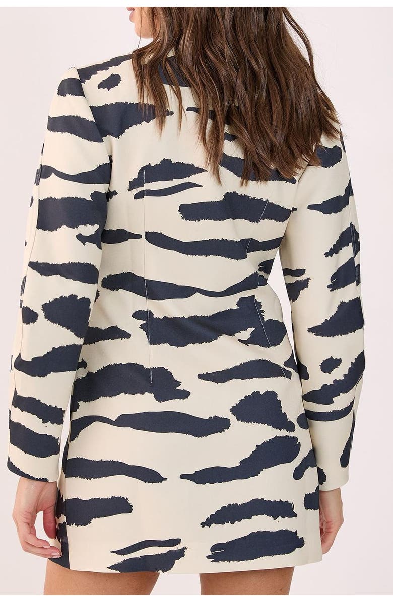 NASTY GAL Cocoon Sleeve Tailored Mini Dress, Alternate, color, Butter