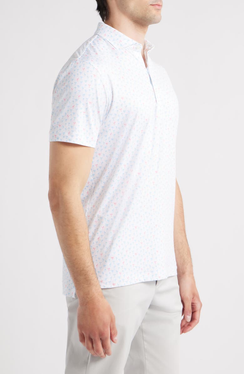 johnnie-O Pin Up Featherweight Performance Polo, Alternate, color, White