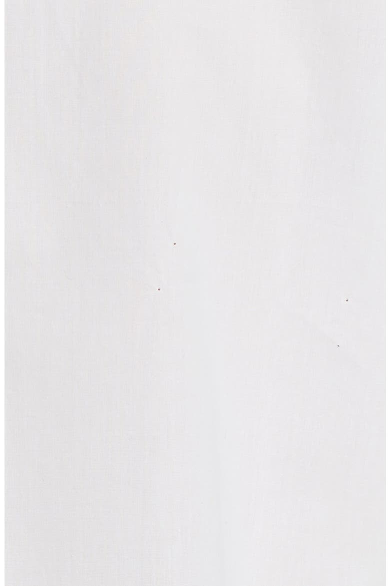 'Le Bowtie' Removable Tie Cotton Poplin Blouse, Alternate, color, BLANC
