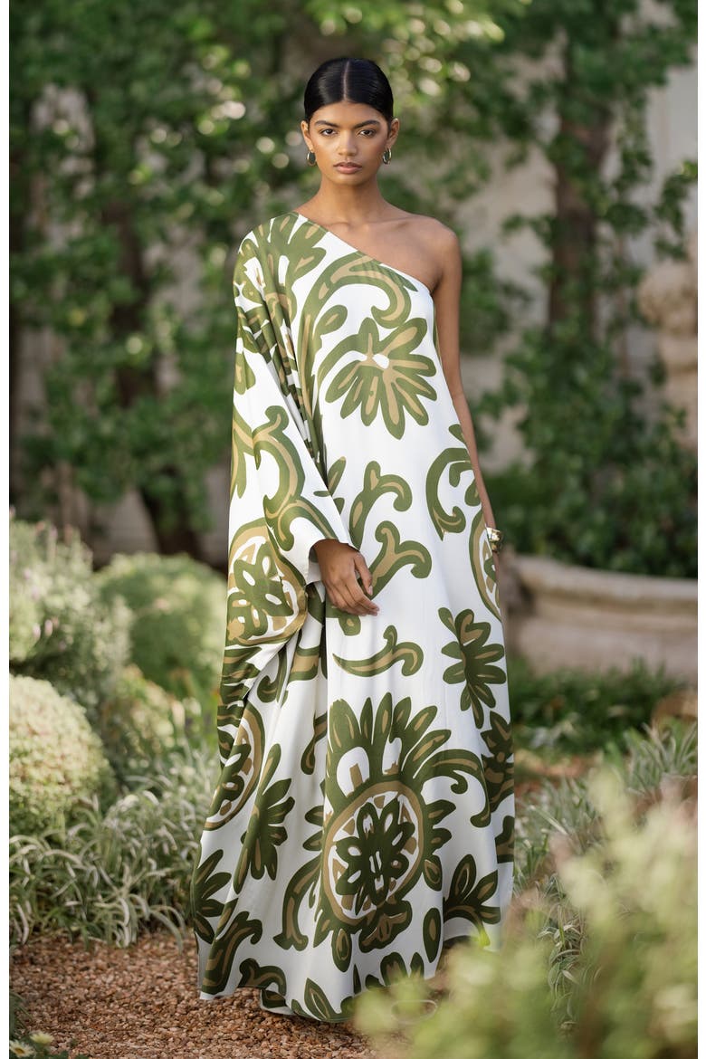 Satu Maxi Dress Elia, Alternate, color, Elia Olive