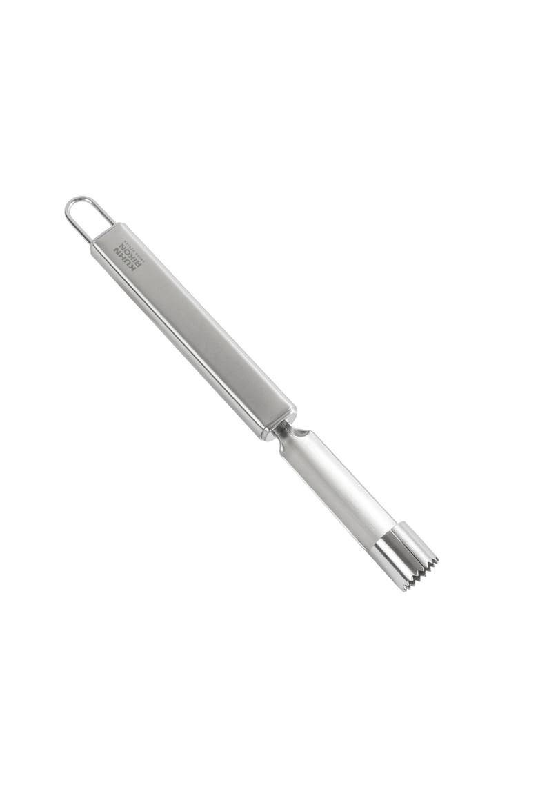 Essential Apple Corer, Stainless Steel Handle and Blade, Main, color, Silver