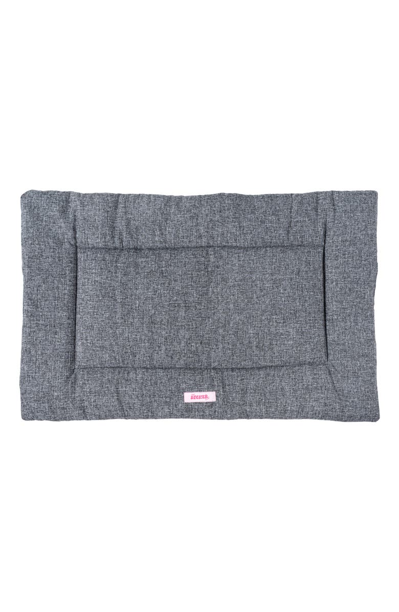 The Licker Store Flora Extra Large Classic Cottage Linen/Plush Ultra Soft Reversible Pet Bed & Crate Mat with Washable Cover, Alternate, color, 