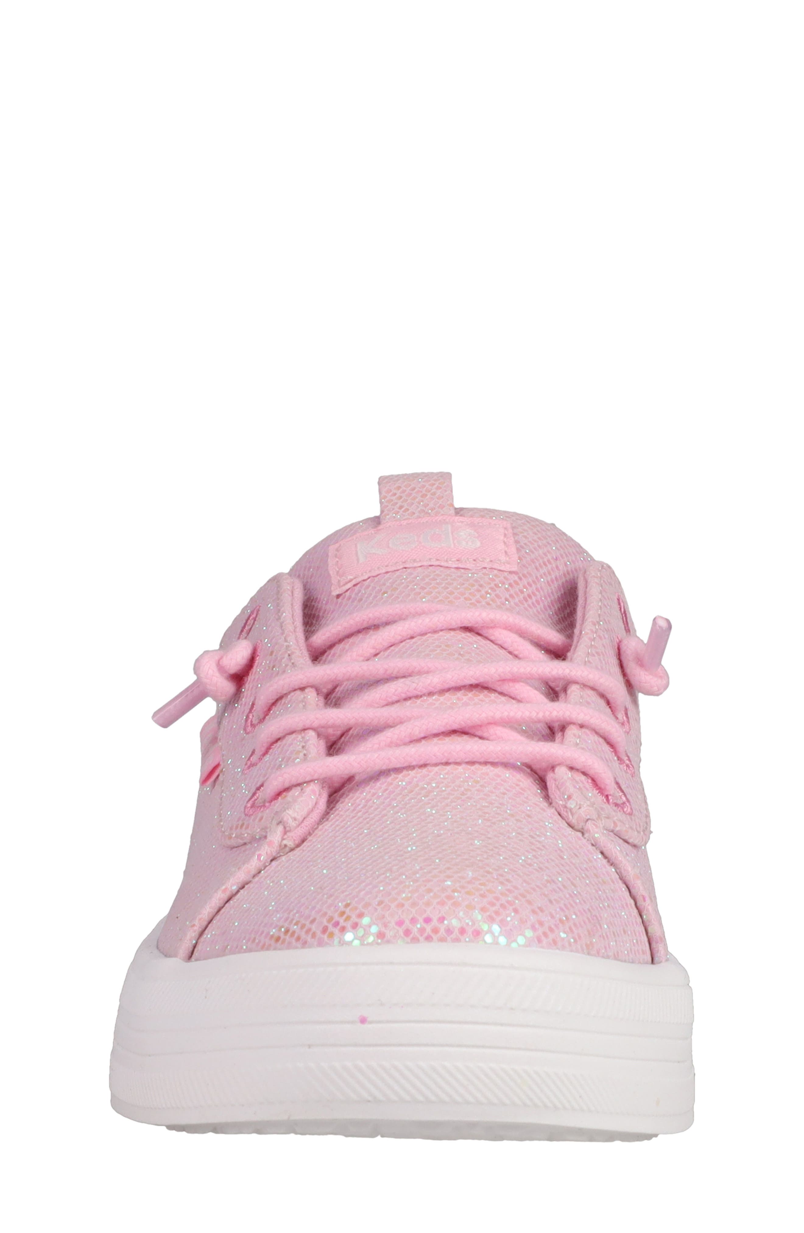 Kids' Kara Slip On Sneaker, Alternate, color, PINK GLITTER