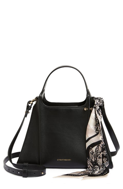 Arkshell Top Handle Leather Bag