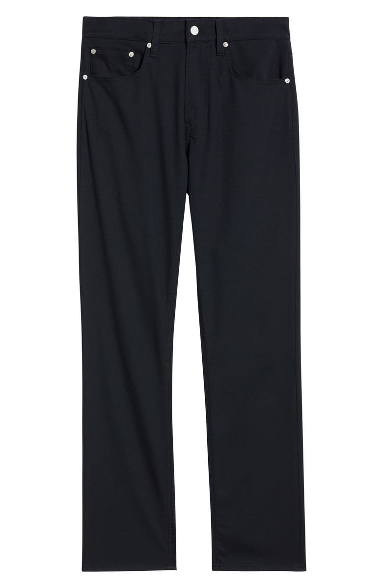 FRAME Modern Straight Leg Five-Pocket Twill Pants, Alternate, color, Dark Navy