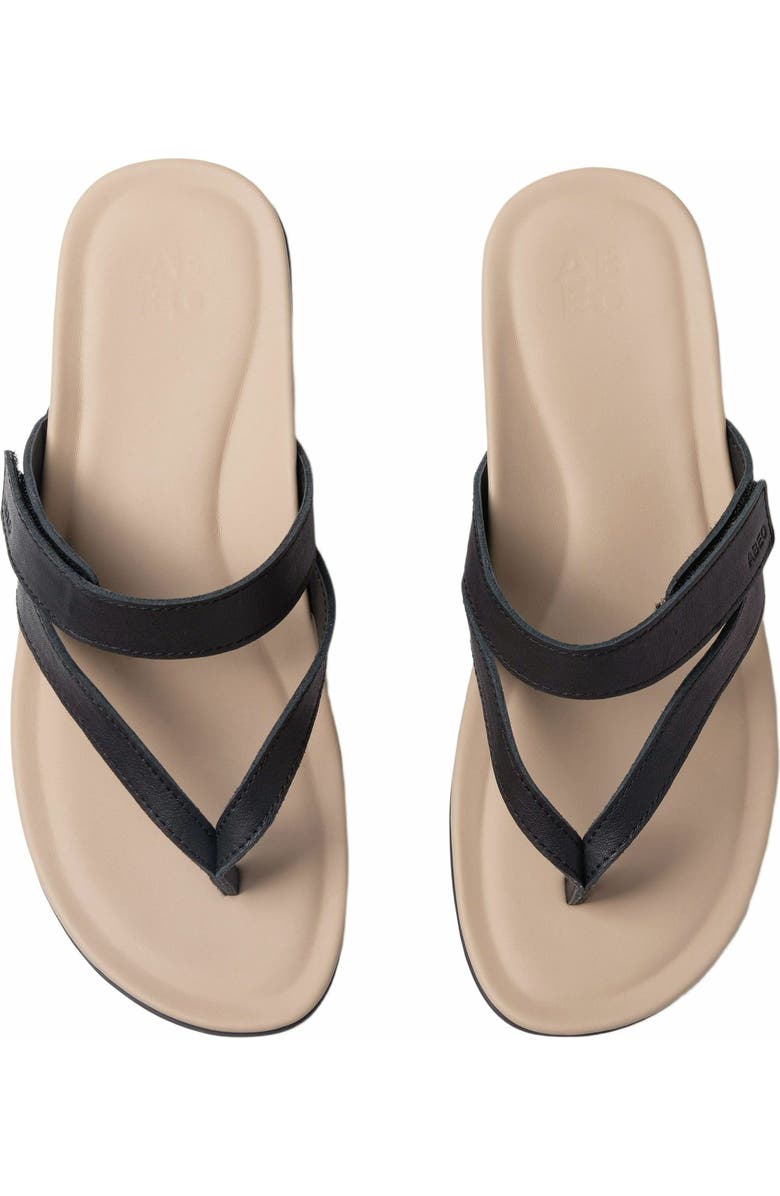 ABEO Oasis Thong Sandal, Alternate, color, Black Majestic - Metatarsal