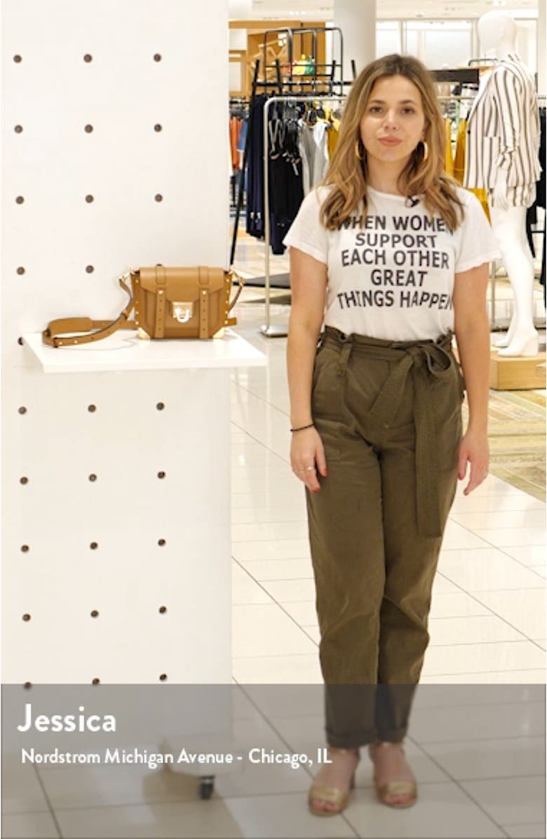 Small Manhattan Leather Crossbody Bag, sales video thumbnail