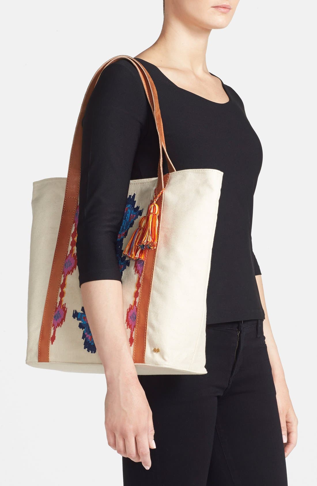 'Sun Beam' Tote, Alternate, color, MULTI