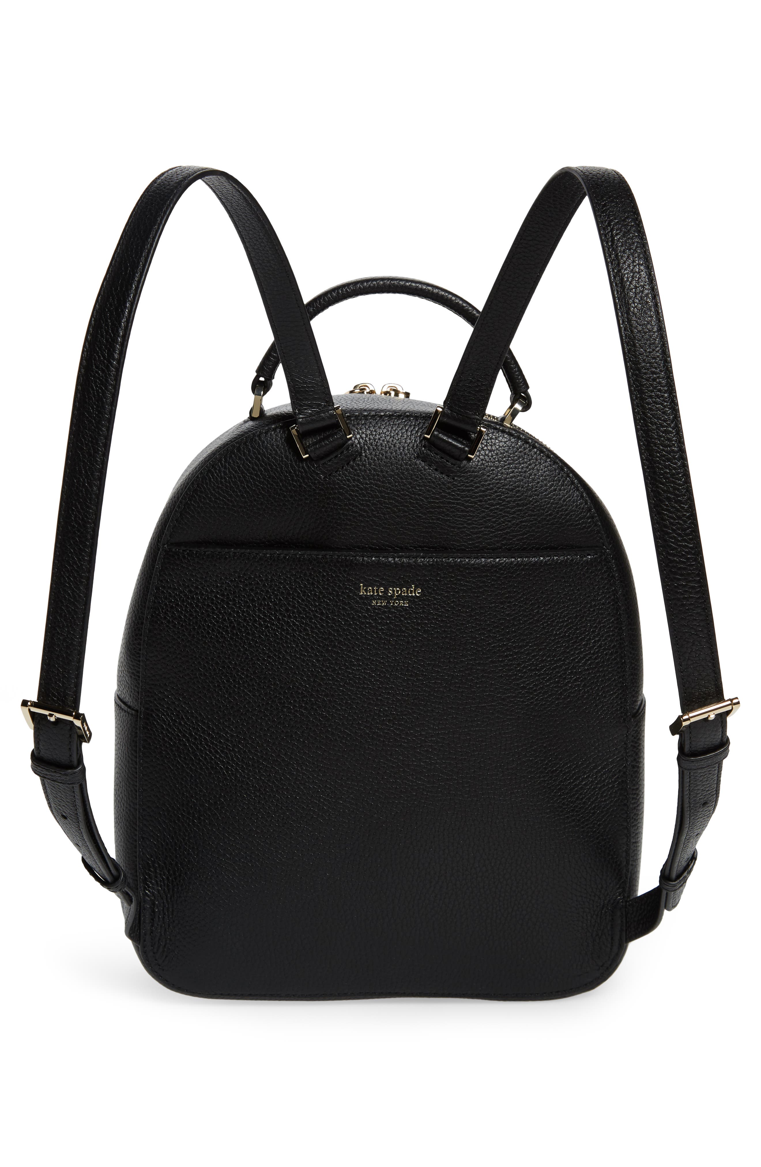 Kate Spade New York medium polly leather backpack, Alternate, color, 
