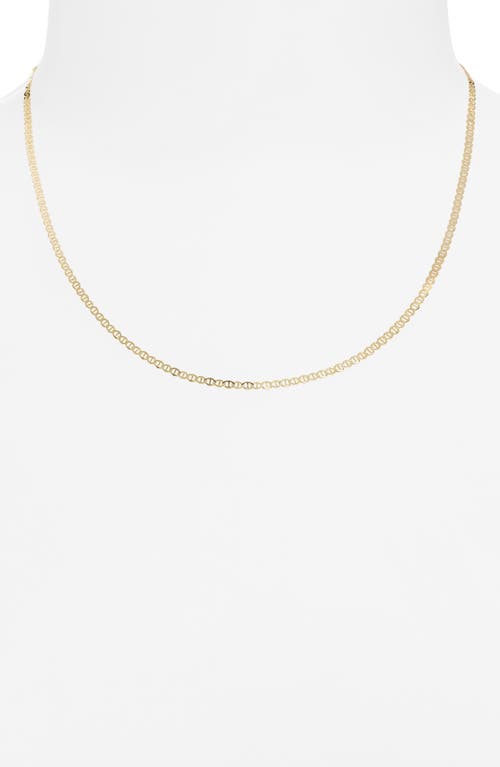 Argento Vivo Mariner Link Chain Necklace In Gold