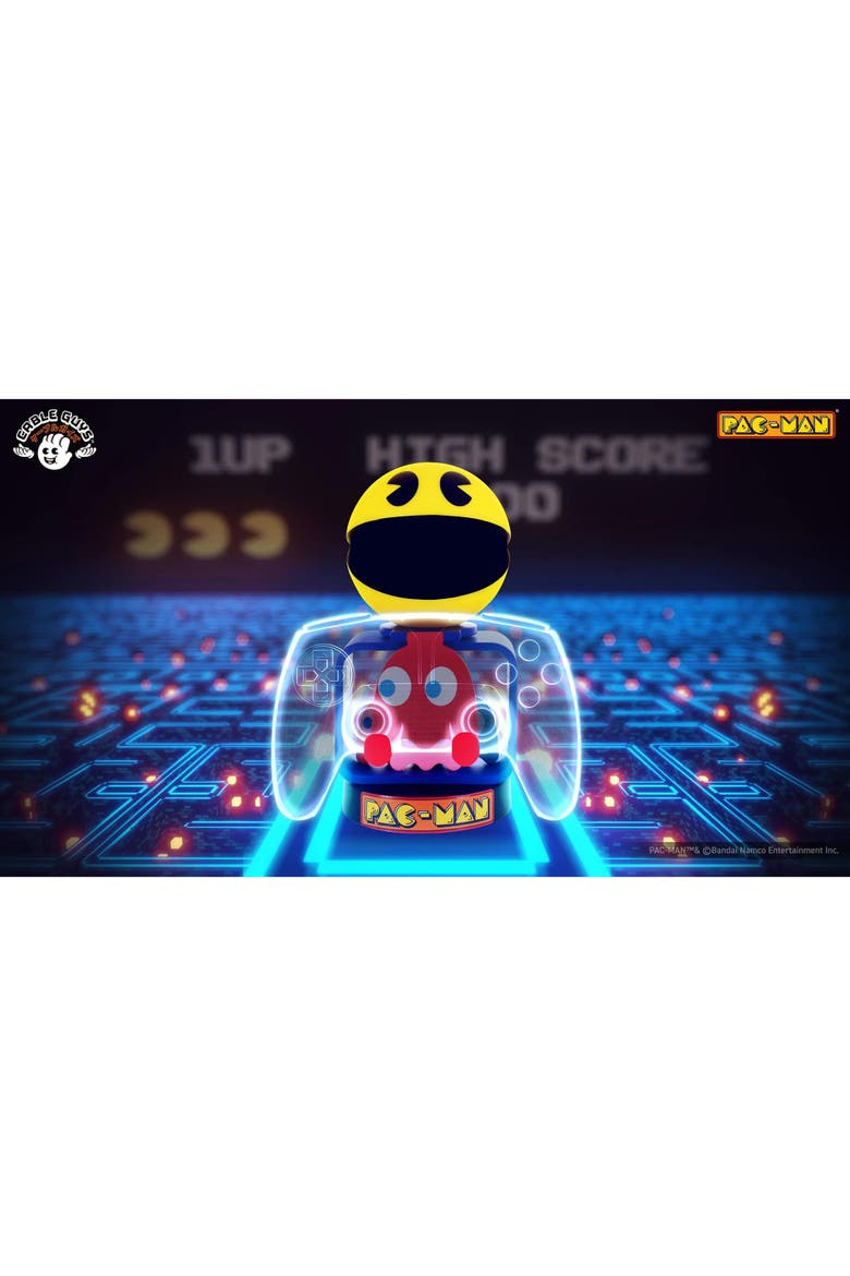 Bandai Pac Man Cable Guys Original Controller & Phone Holder, Alternate, color, Multicolored