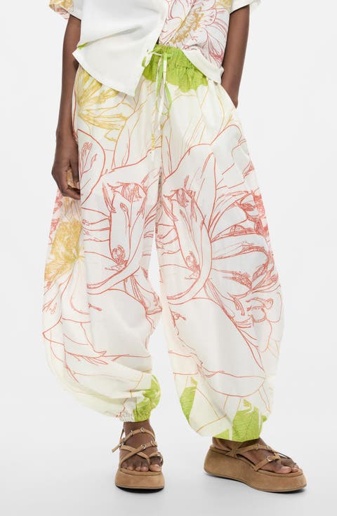 Cotton Balloon Pants