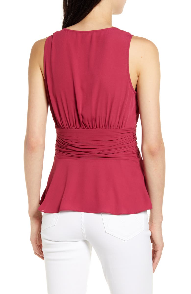 Chelsea28 Sleeveless Ruched Top, Alternate, color, 