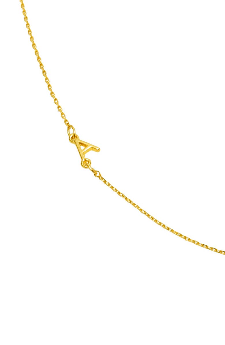 BaubleBar 'Asymmetrical Alpha' Initial Necklace, Alternate, color,