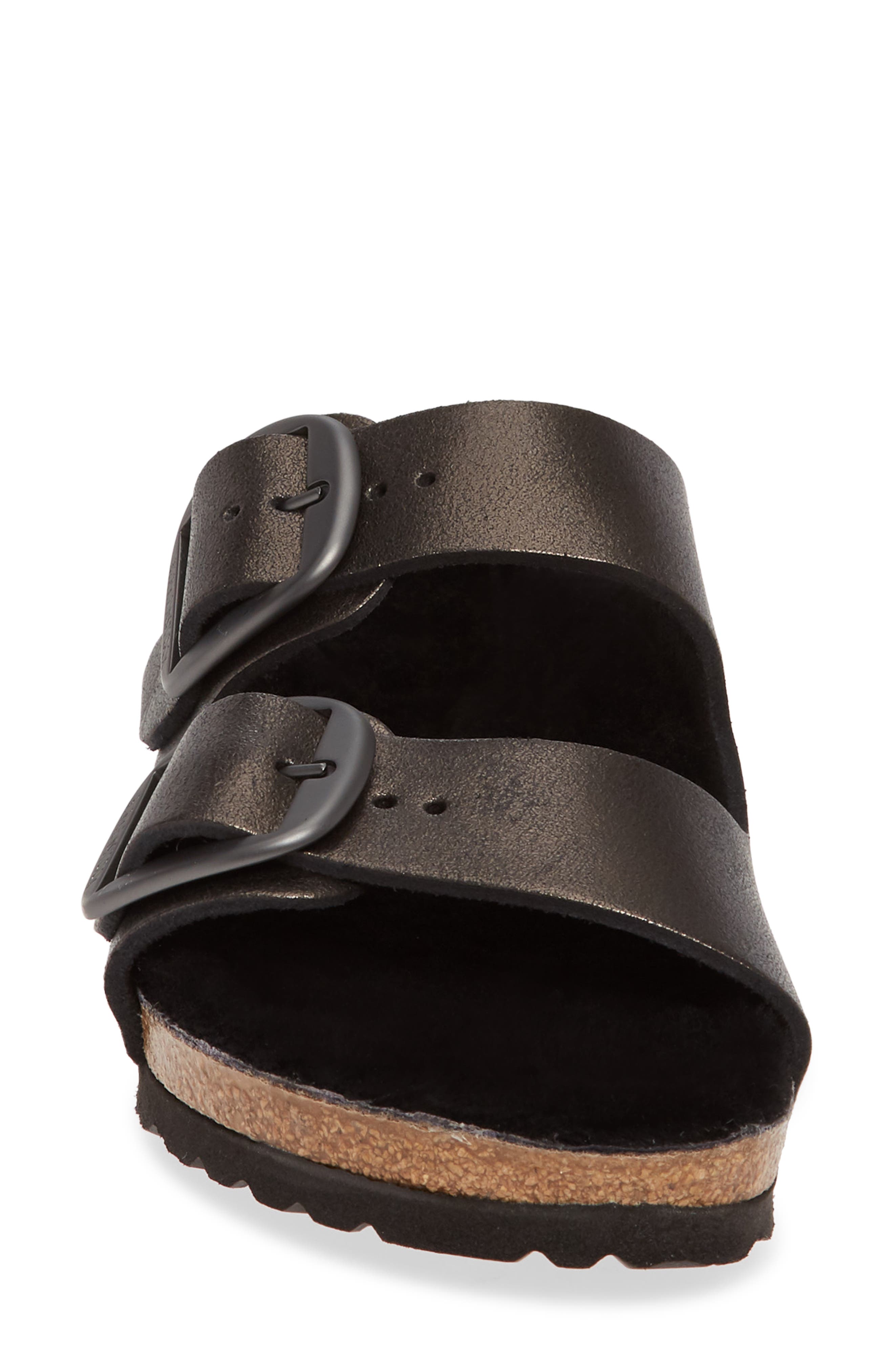 Birkenstock Perfect Pairs Arizona Big Buckle Sandal with Genuine Shearling Lining, Alternate, color, 