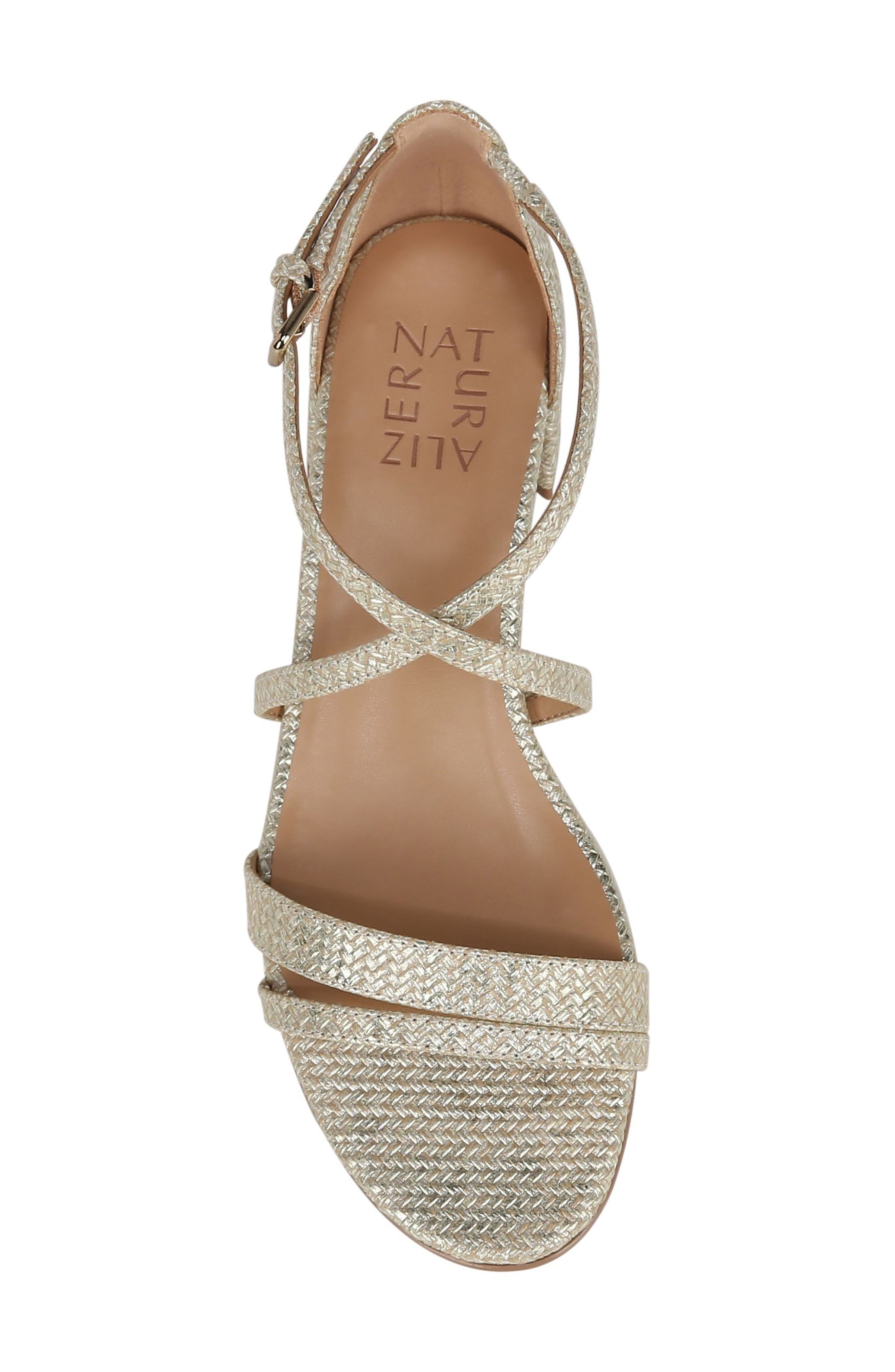 Naturalizer June Ankle Strap Sandal, Alternate, color, Cremosa Taupe Leather