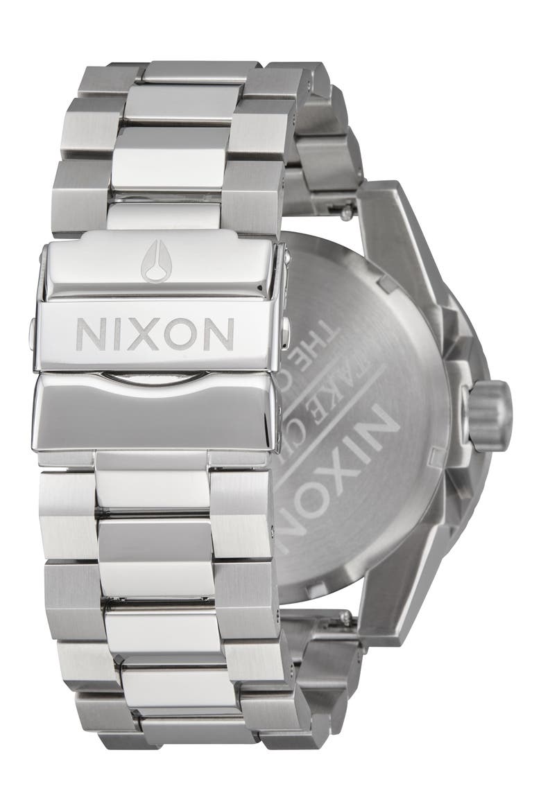 Corporal Bracelet Watch, 48mm, Alternate, color, SILVER / CORAL