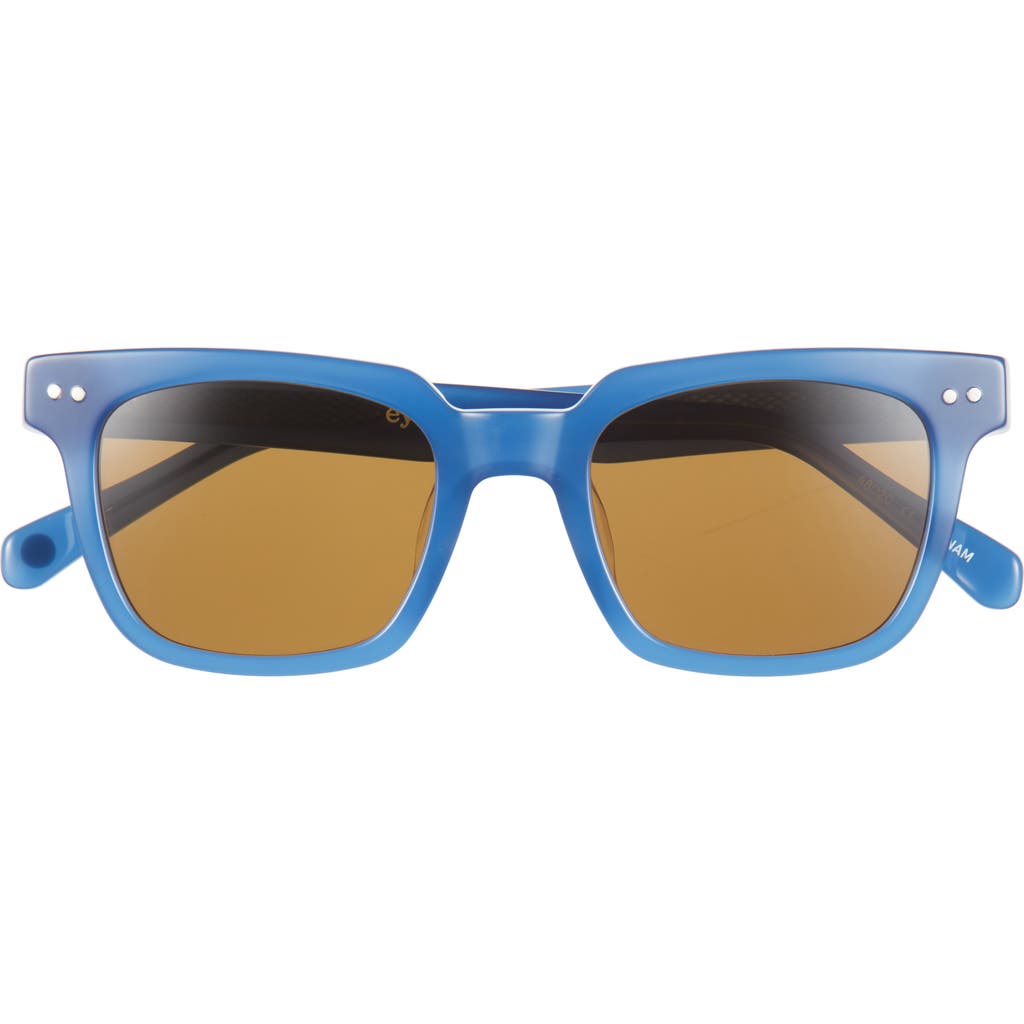 Eyebobs In Cahoots 47mm Polarized Square Reader Sunglasses In Blue