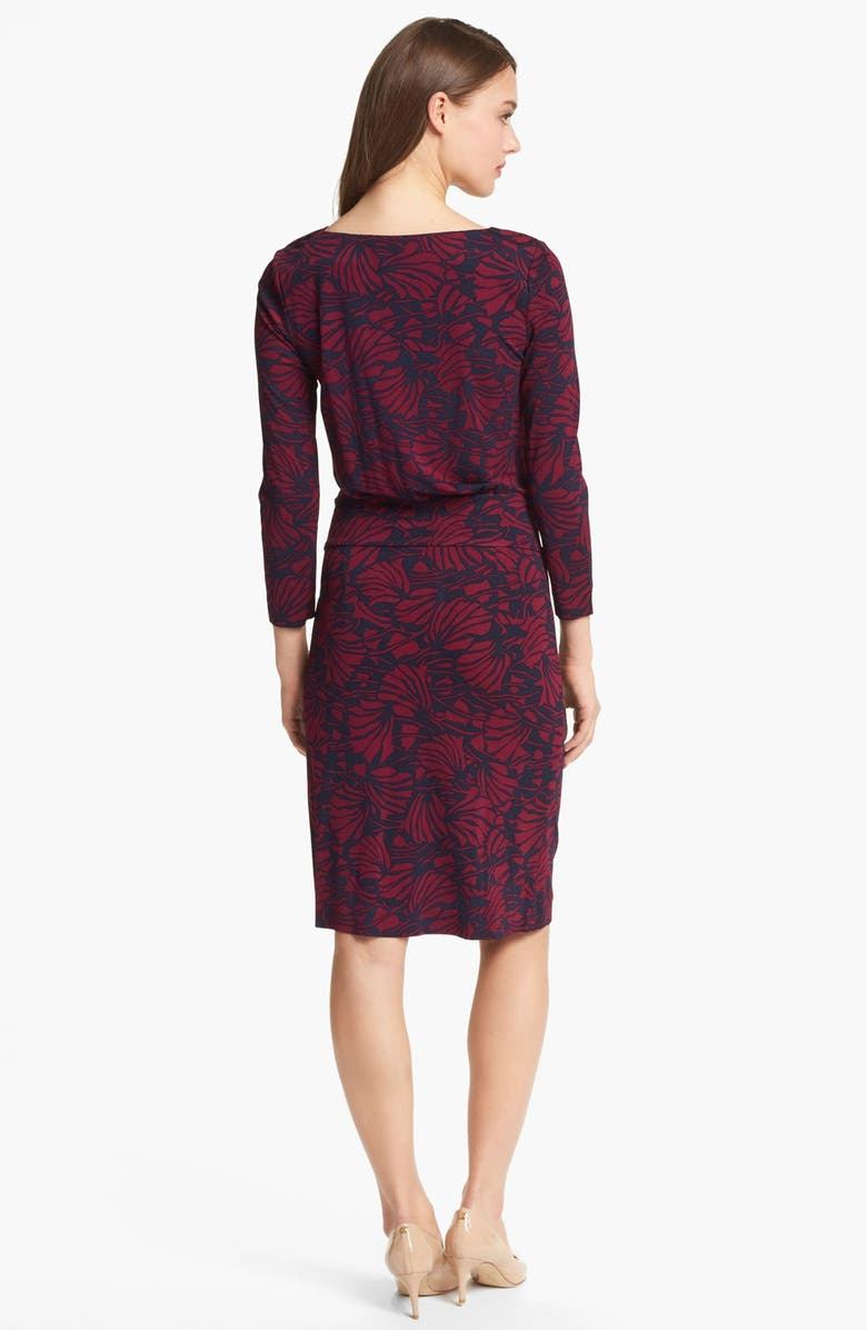 Tory Burch 'Etta' Print Blouson Dress, Alternate, color, 