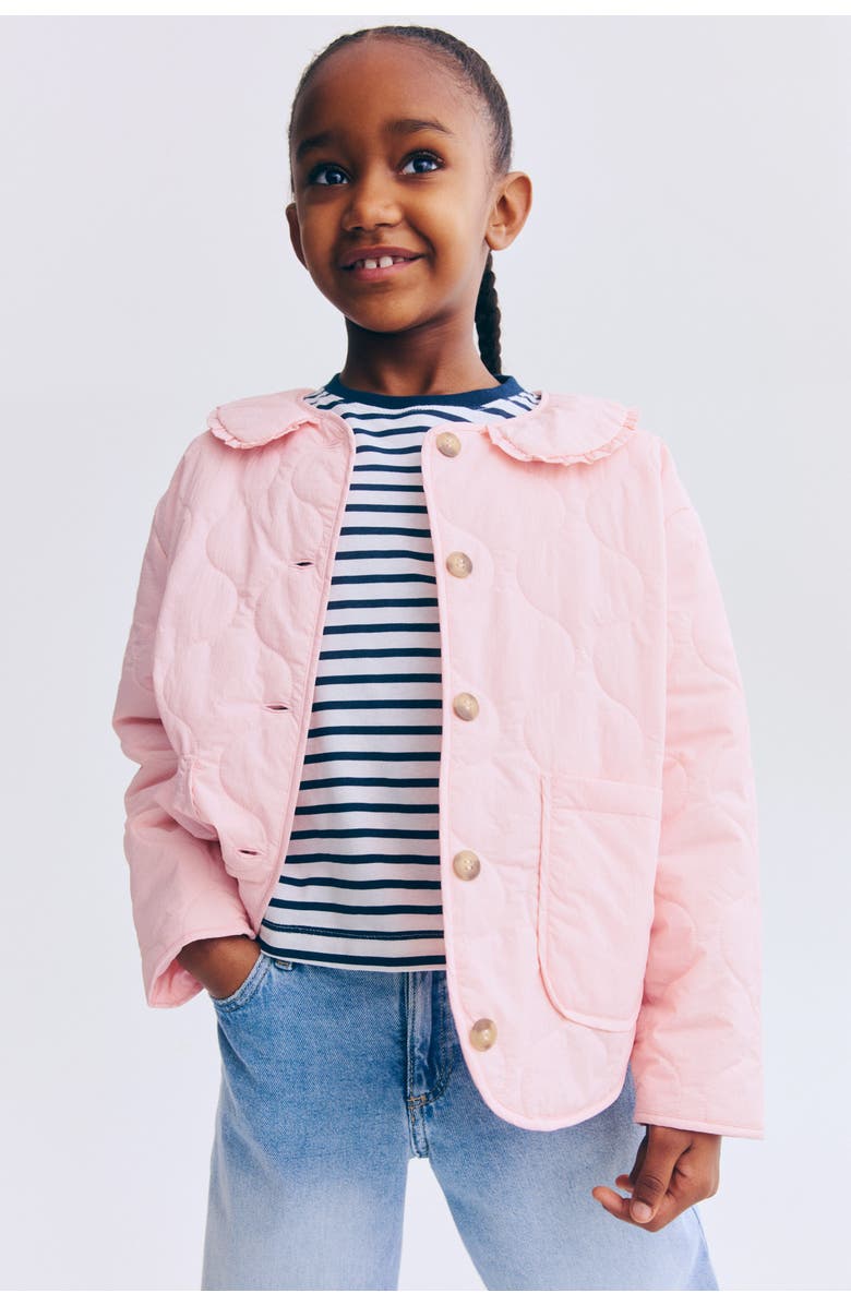 H&M Quilted Jacket, Alternate, color, Light Pink