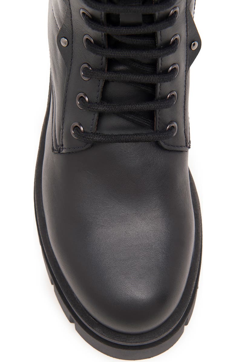 NeroGiardini Lug Sole Lace Up Bootie, Alternate, color, Black