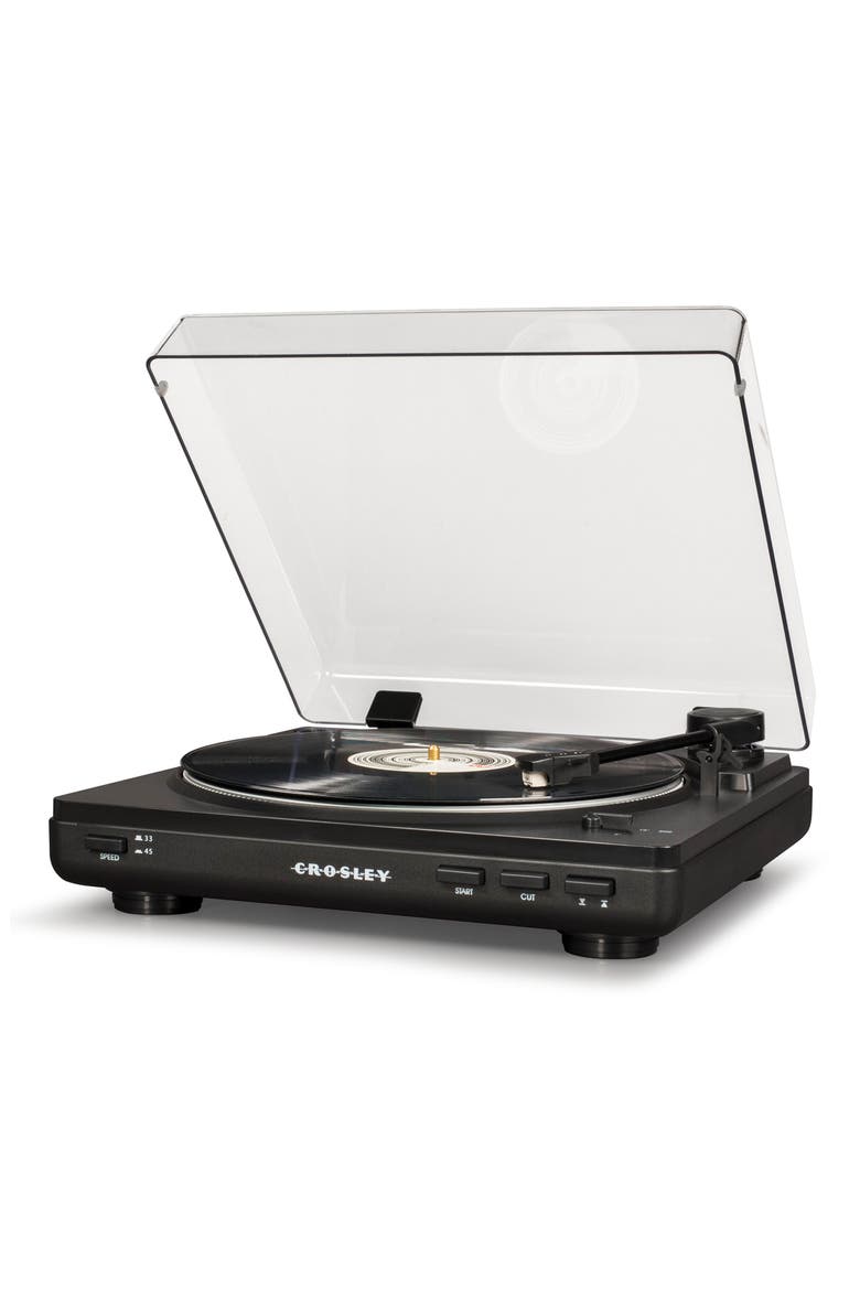 T400 Two-Speed Automatic Turntable, Alternate, color, BLACK