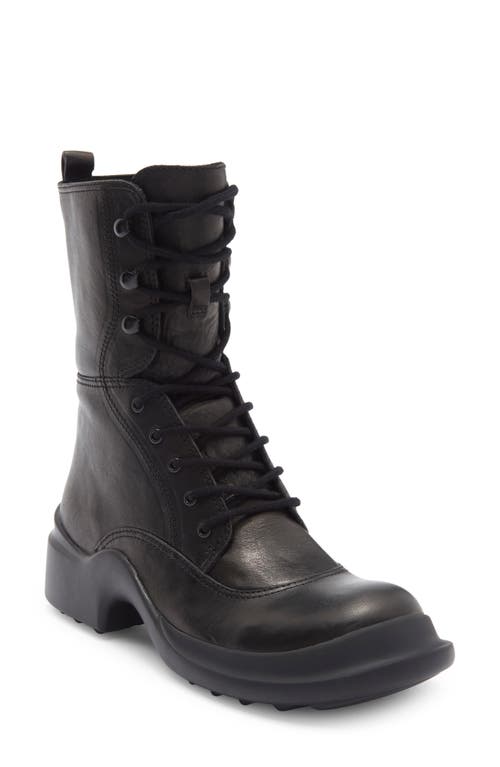 Jeffrey Campbell Traipse Lace-up Bootie In Black