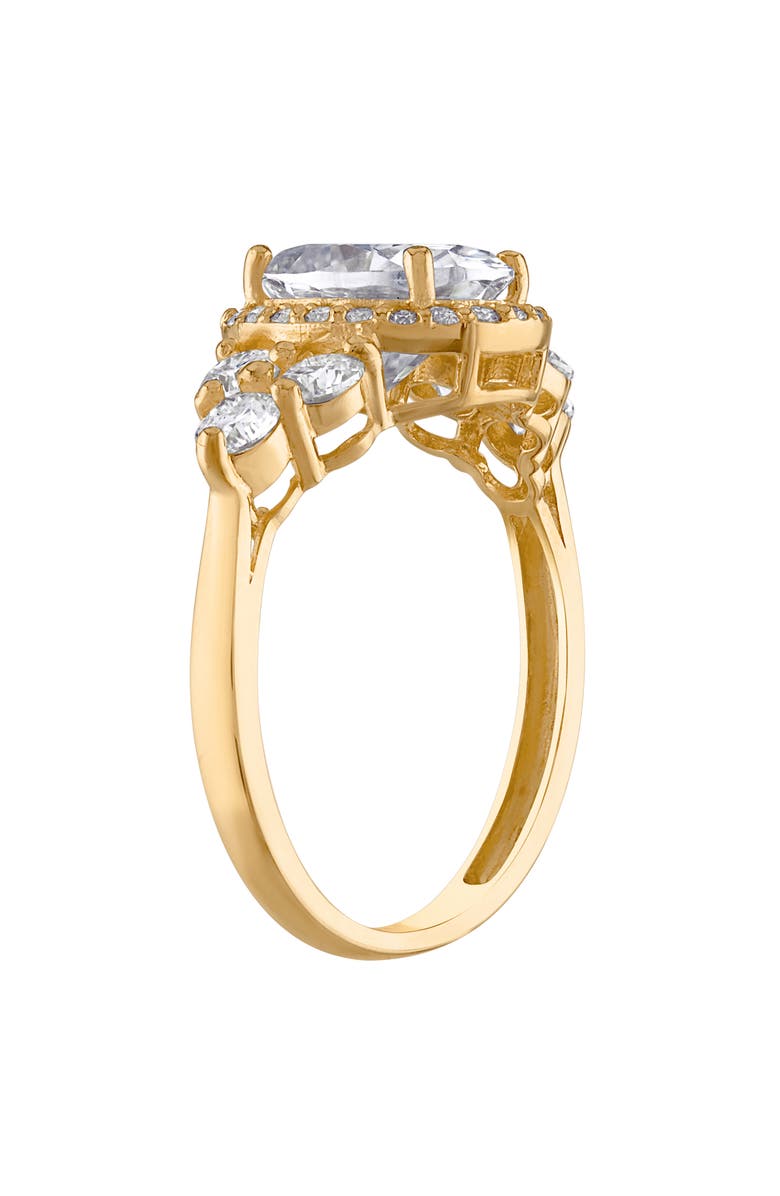 FUZION CREATIONS Moissanite Ring, Alternate, color, Yellow