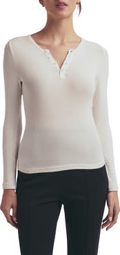 Favorite Daughter The Long Sleeve Rib Henley