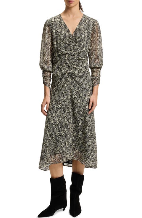 Derodeo Ruched Midi Dress