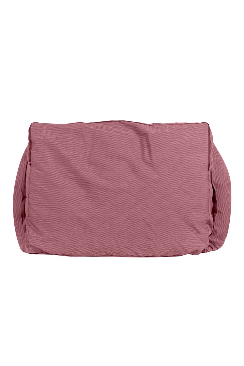 GreenDog Bolster Pet Bed, Alternate, color, WAVY RED
