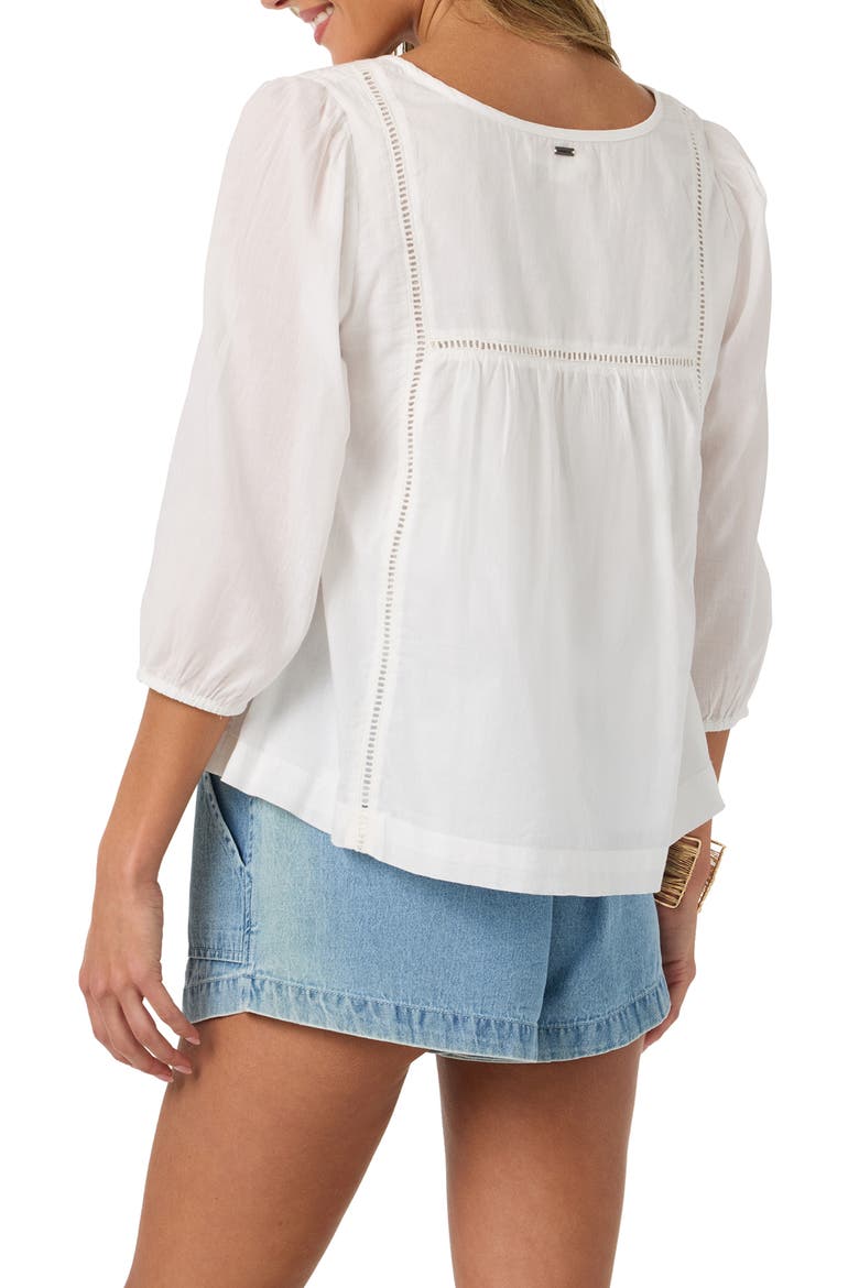 Tomi Cotton Top, Alternate, color, WHITE