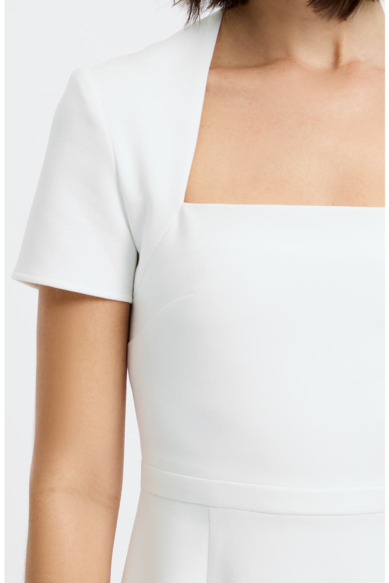 Whisper Square Neck Minidress, Alternate, color, SUMMER WHITE