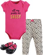 Hudson Baby Soft Cotton Collection Bodysuit, Pants, and Footwear Collection