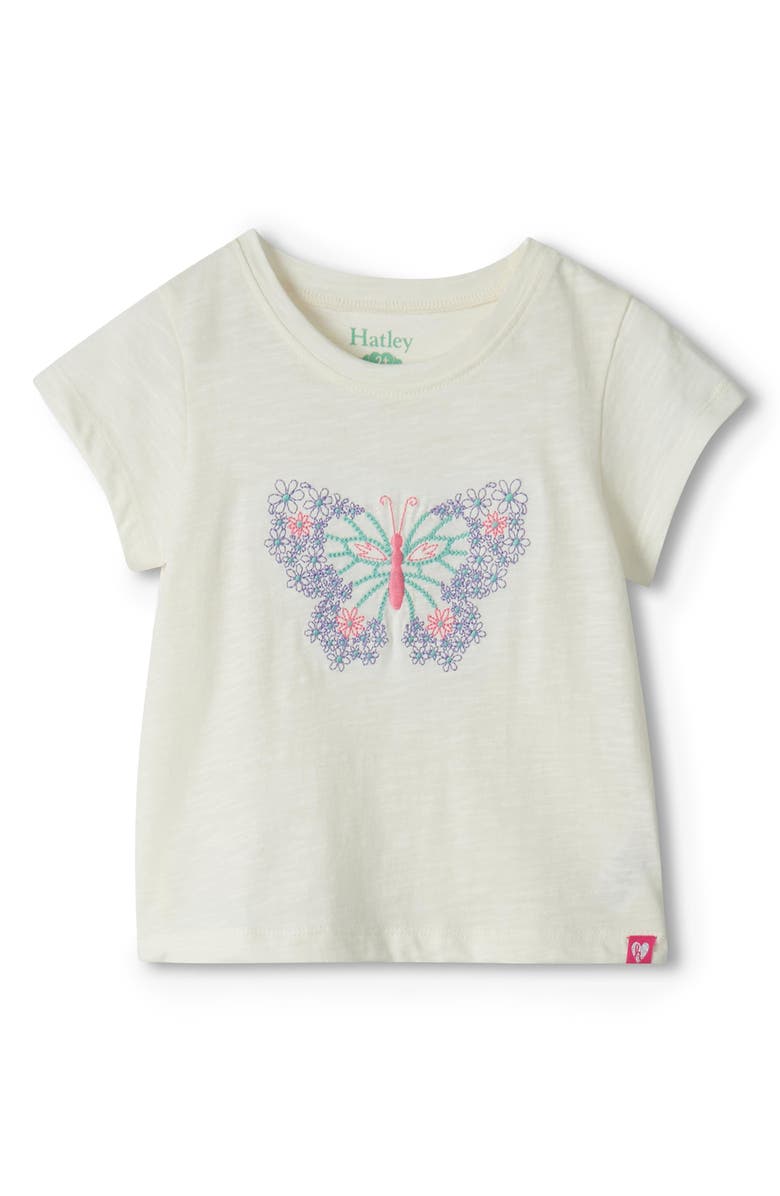Hatley Kids' Butterfly T-Shirt & Leggings Set, Alternate, color, Cami Lace