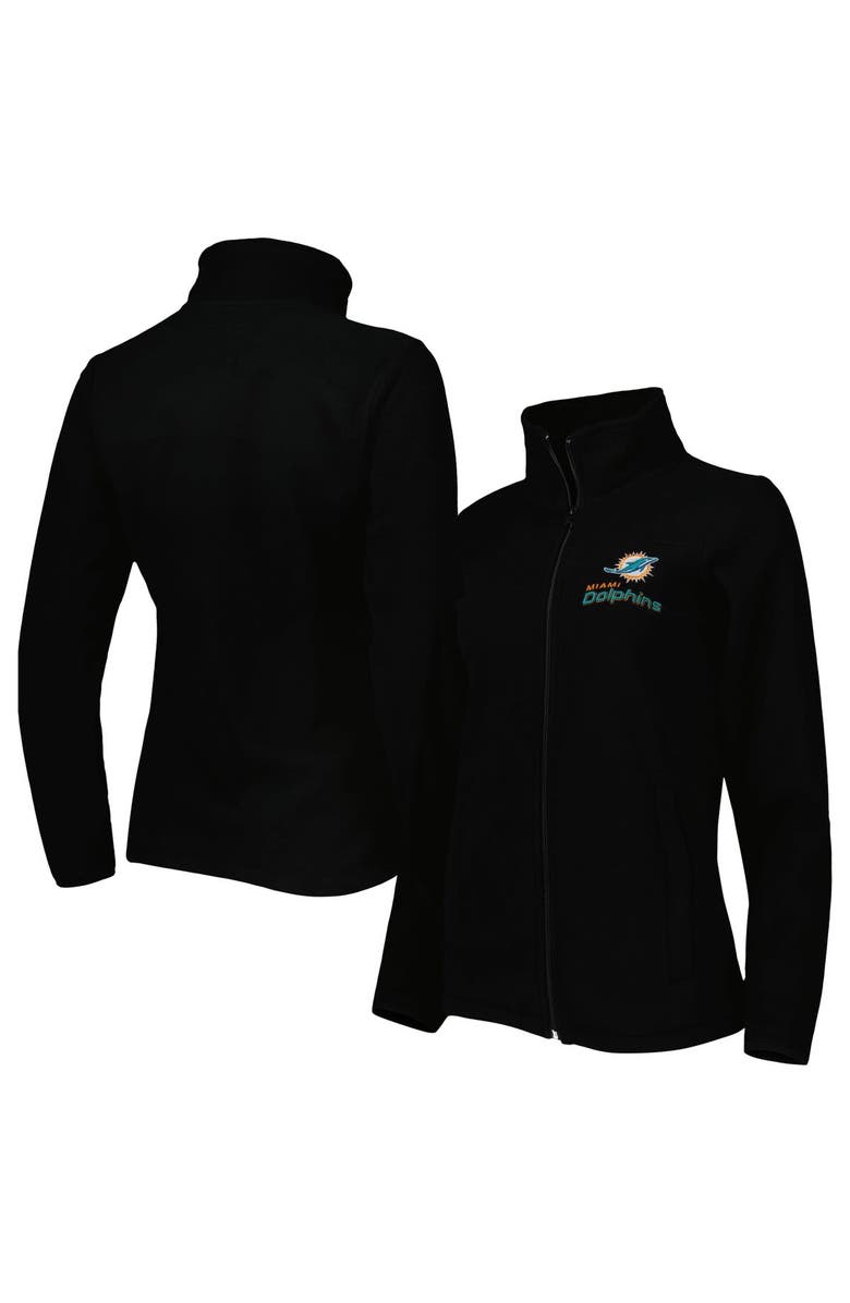 DUNBROOKE Women's Dunbrooke Black Miami Dolphins Hayden Polar Full-Zip Jacket, Alternate, color, 