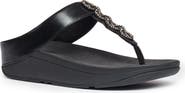 FitFlop Fino Crystal Embellished Thong Platform Sandal